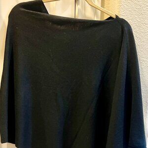 LADIES BLACK CASHMERE-LIKE SWEATER